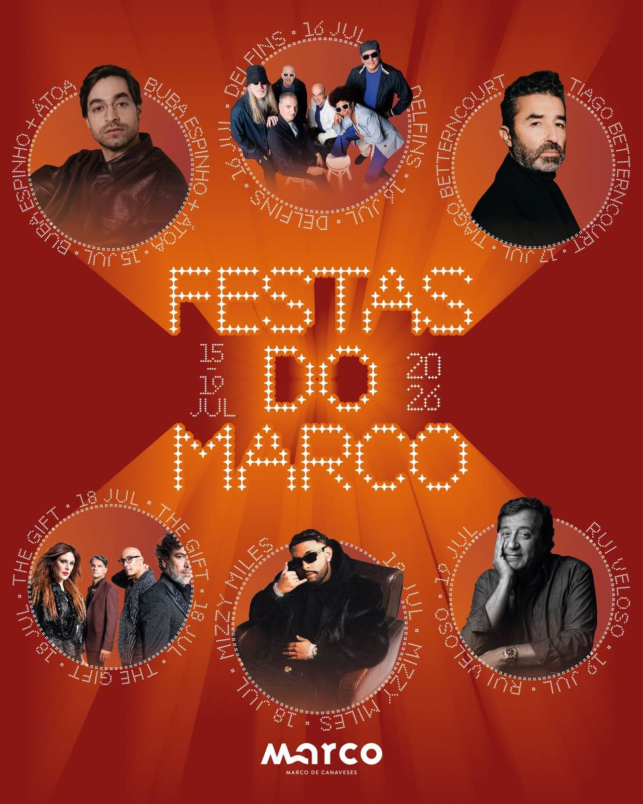 Imagem oficial das Festas do Marco 2026.