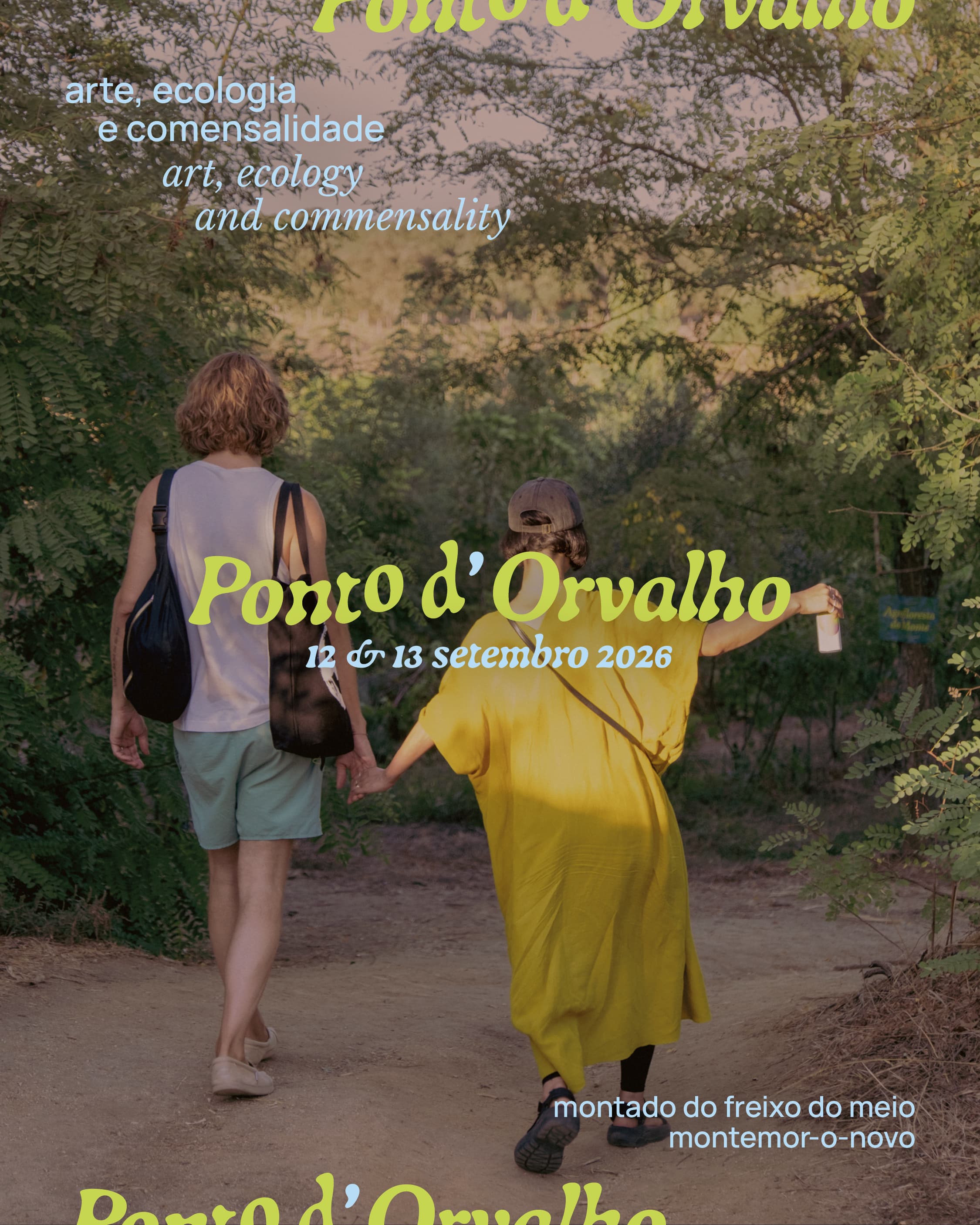 Cartaz oficial do Ponto d’Orvalho 2026.