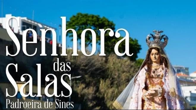 Cartaz da Festa de Nossa Senhora das Salas, em Sines.